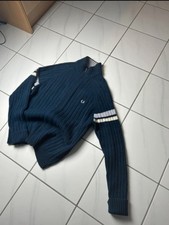 Felpa con cappuccio e zip lana