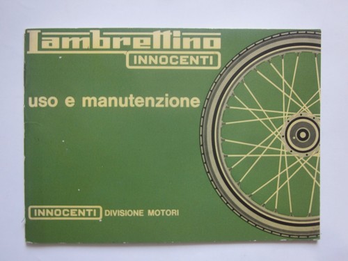 Innocenti lambrettino manuale - lambrettino,