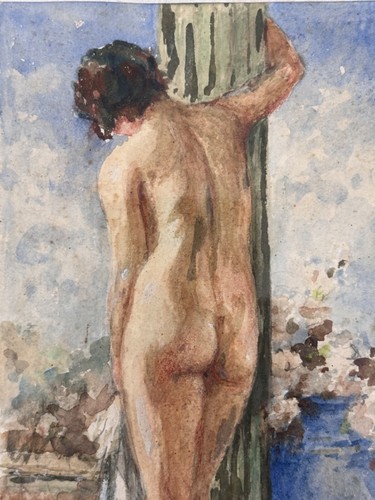 Bella quadro antico - quadro, ritratto