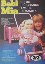 Pubblicità Advertising Werbung Italian 1988 BAMBOLA BEBI MIA GUARDAROBA GIG.