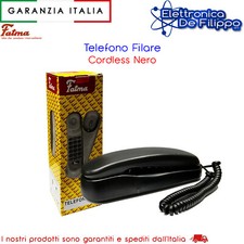 Telefono Filare Cordless Nero