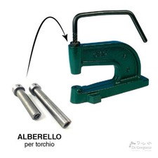 Alberello di ricambio per torchio bottoni filettatura danneggiata sostituzione