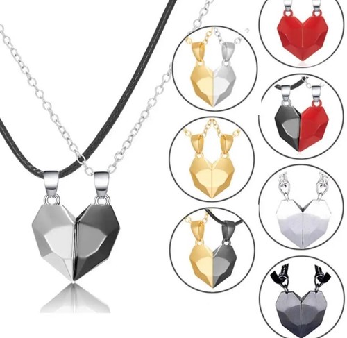 Set collana cuore calamita - collana,