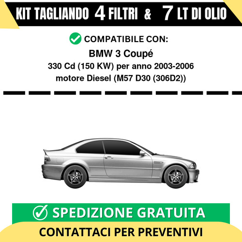 Tagliando per bmw coupé 330 - tagliando,