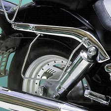 Telaietti supporti Spaan cromati borse laterali per Suzuki Marauder 800 VZ800
