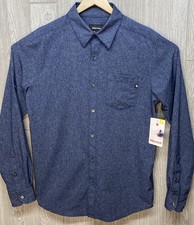 Marmotta Uomo Blu Aerobora Manica Lunga Asciugatura Rapida Outdoor Taglia Media Nuova con etichette