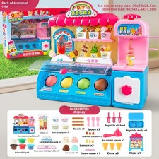 Gelatiera fai da te per bambini con alimentazione a batteria per giochi creativi e