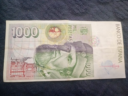 Billet banque espagnol - de, de