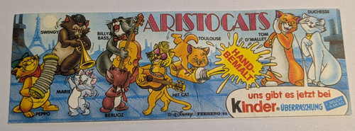 Raro foglietto aristocats d - foglietto,