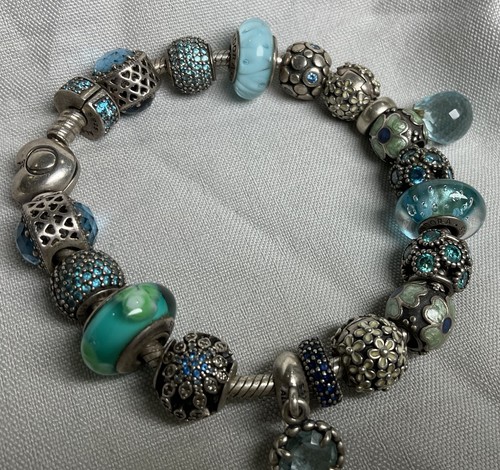 Bracciale pandora con perline - bracciale,