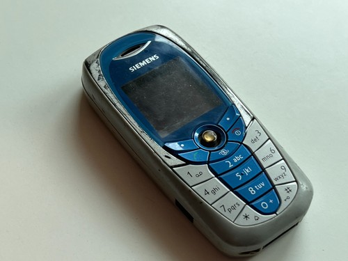 Siemens c65 blu - blu, cellulare
