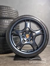 Cerchi Porsche 997 19 pollici 911 Carrera, C4 originali Lobster Wheels blu