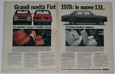 Advert pubblicità 1978 fiat - pubblicità,