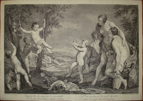 Stampa antica old print - print, wagner