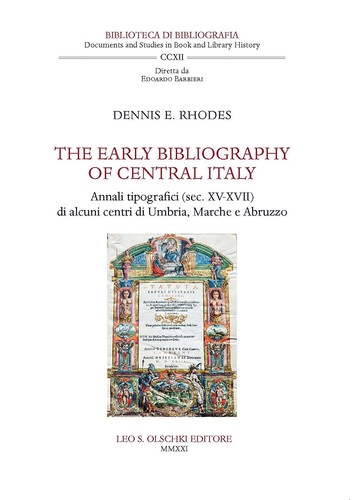 The early bibliography - early,