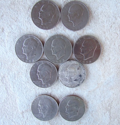 Lotto monete dollaro - 9,