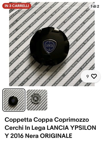 Coprimozzo lancia - lancia, y