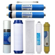 5 Filtri-2 membrane da 150 G. lampada UV depuratore acqua osmosi inversa 8 stadi