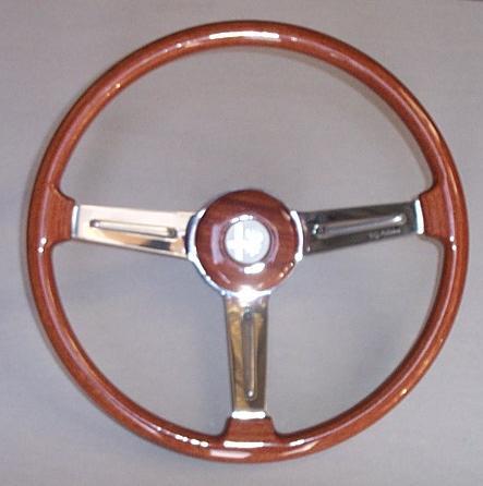 Volante legno completo con - in,