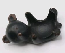 WALTER BOSSE BEAR - Orso In Bronzo Porta candela 71 mm 185 g