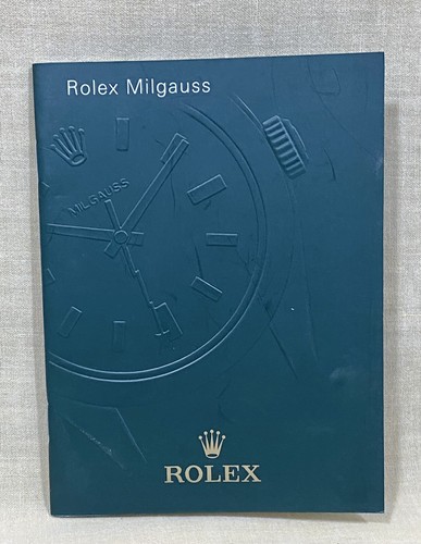 Rolex milgauss booklet - rolex,