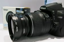 Nikon D5300 D3100 D5200 D5100 52 mm 0,43 x obiettivo macro grandangolare Fisheye NUOVO!!
