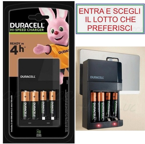Caricabatterie duracell pile - duracell, +