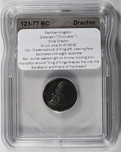 Dracma partian gotarzes ar - partian,