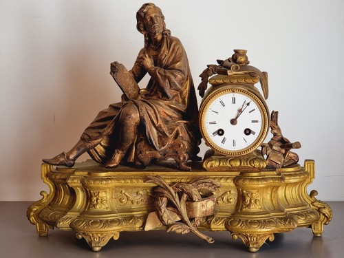 Antico orologio bronzo - antico,