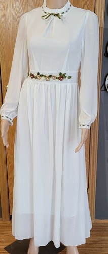 Maxi abito bianco vintage