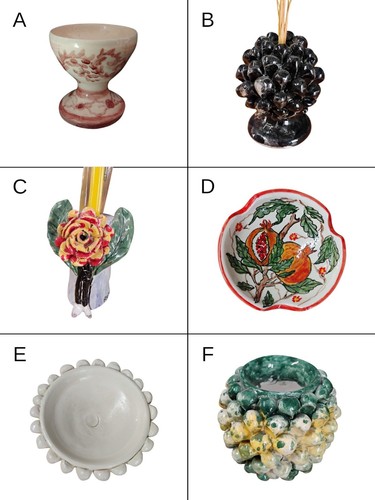 Lotto oggetti ceramica - 6, di