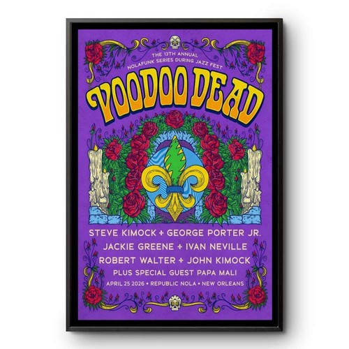 Poster concerto voodoo dead - concerto,