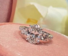 4Ct Oval Cut Moissanite