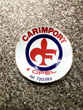 ADESIVO FIORENTINA STEMMA CON GIGLIO SPONSOR OPEL OTTIMO ORIGINALE