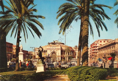 Cartolina palermo piazza - cartolina,