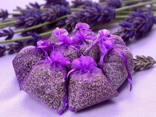 Sacchetti lavanda 8x10 cm - lavanda,
