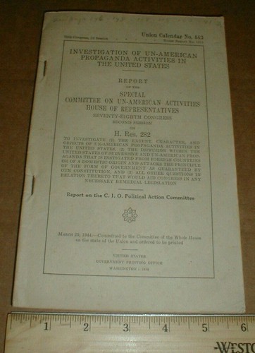 Vtg 1944 investigation - 1944,
