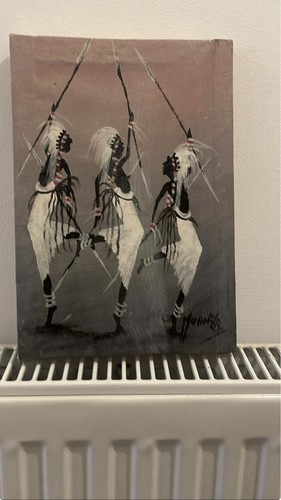 Piccolo dipinto olio - , su