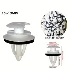 50 PEZZI CLIP DI FISSAGGIO