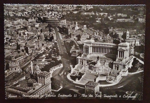 Cartolina via fori - via, imperiali