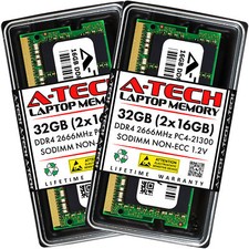 32 GB 2x16 GB DDR4-2666 ASRock SBC-330 H110M-STX H310M-STX MXM IPC-H110 memoria RAM
