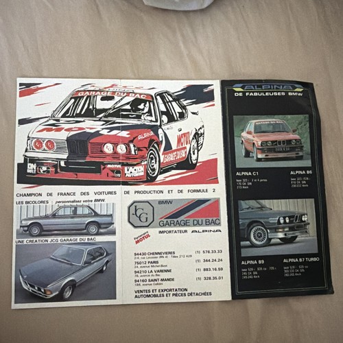 Rare brochure alpina - rare, bmw