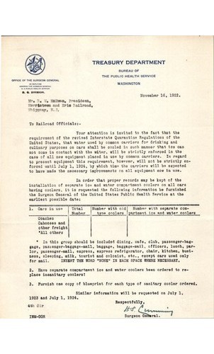 1922 public health service - us,