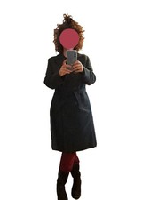 Spolverino Max & Co Nero con cintura Tg 44