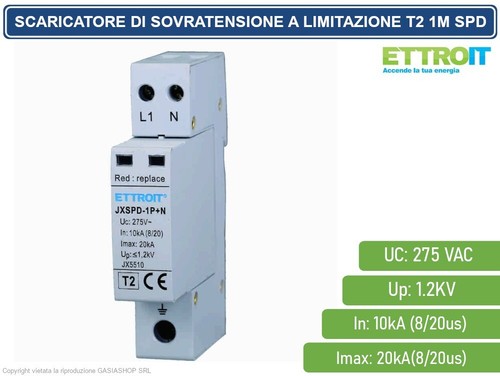 Scaricatore limitatore - scaricatore, di