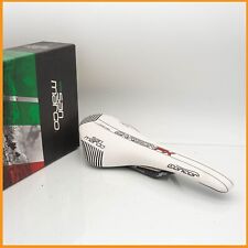 NOS SAN MARCO CONCOR CARBON FX PROTEK SADDLE NARROW VINTAGE ROAD BIKE SEAT WHITE