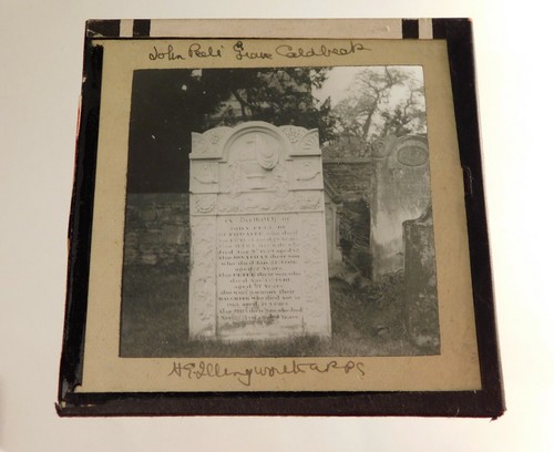 Antique magic lantern slide - magic,