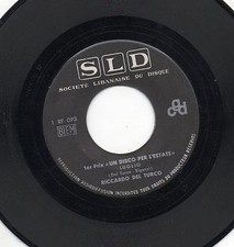 RICCARDO DEL TURCO  raro disco 45 giri STAMPA LIBANESE  Luglio  1968