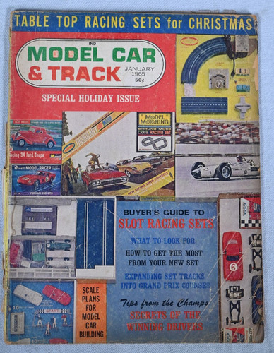 Vintage model car track - car, &
