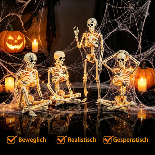 Scheletro led set - scheletro, decorazione